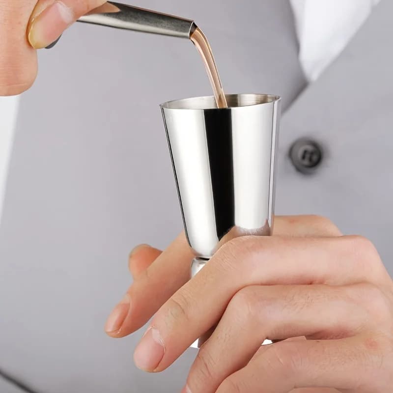 Stainless Steel Measuring Cup Cocktail Shaker Peg Measurer Jigger Dual Shot Drink Alcohol Capacity Shaking Bottle Party Bar Tool