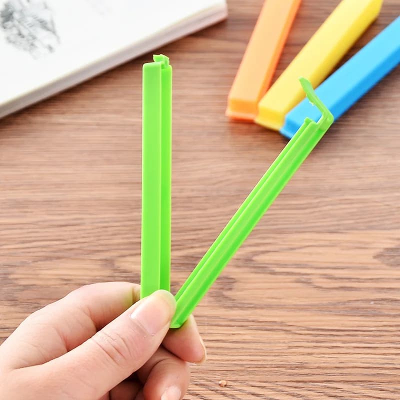5-30pcs Colorful Sealing Clips Moisture-Proof Fresh-Keeping Snack Bag Sealer Clamp for Plastic Bags Reusable Kitchen Accessory