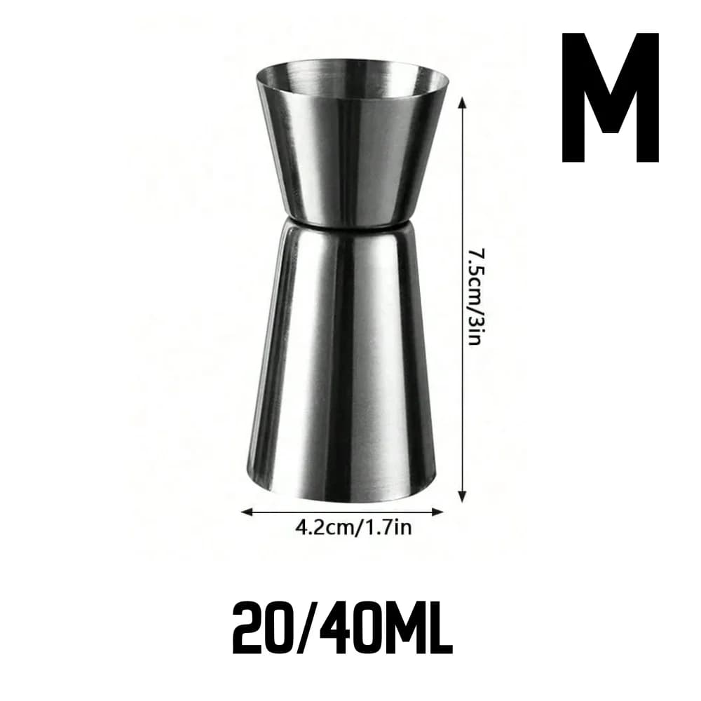Stainless Steel Measuring Cup Cocktail Shaker Peg Measurer Jigger Dual Shot Drink Alcohol Capacity Shaking Bottle Party Bar Tool