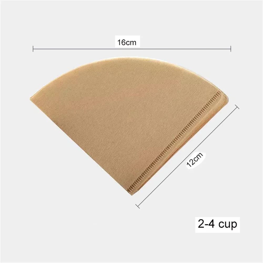 40/100Pcs V Shape Coffee Filter Paper Unbleached Disposable Food Grade V60 Coffee Filters for Pour Over Coffee Maker Drip Coffee