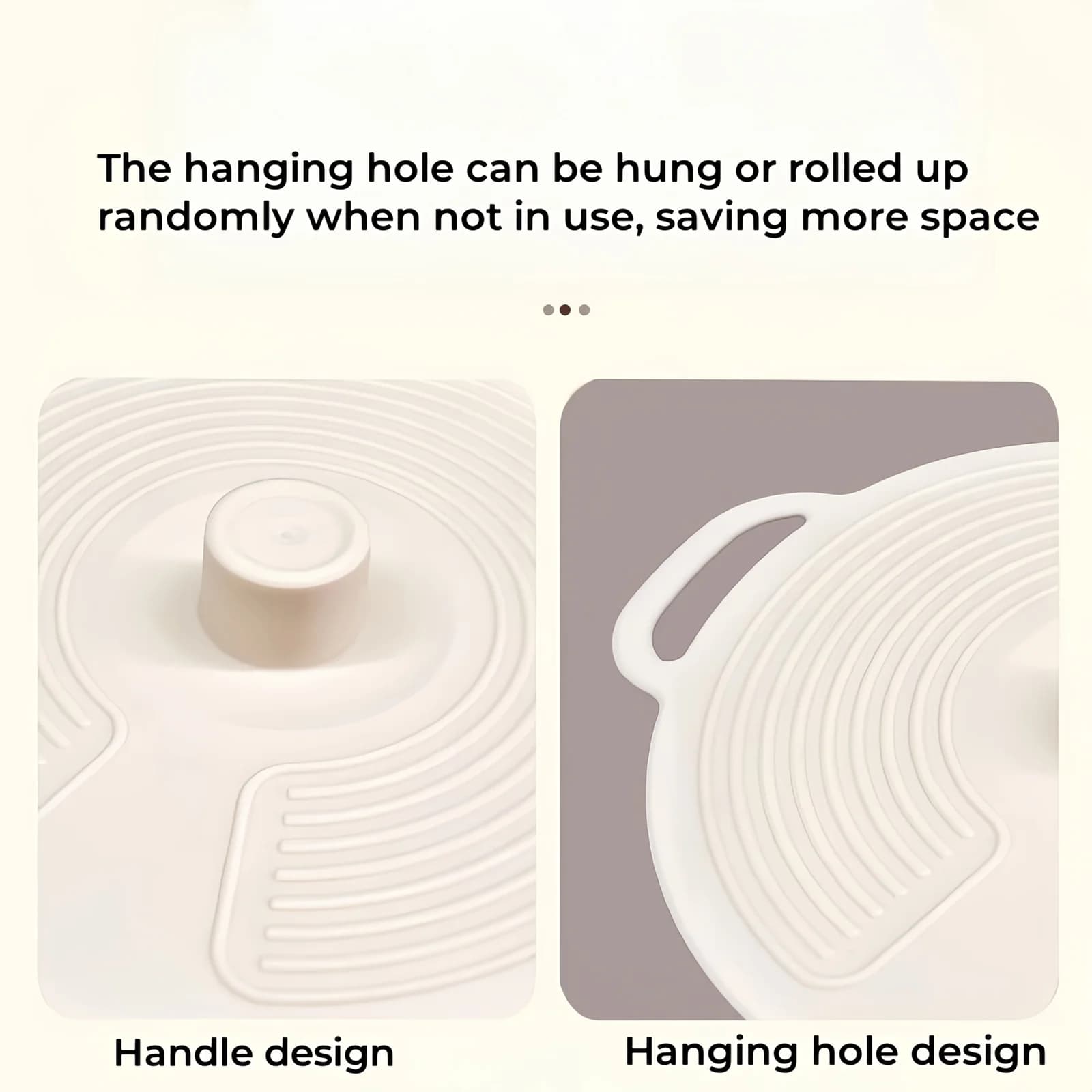 3/6pcs Silicone Lids Set with Double Handle Pot Lid Heat-Resistant Microwave Splatterproof Cover Reusable for Bowls Plates Pans