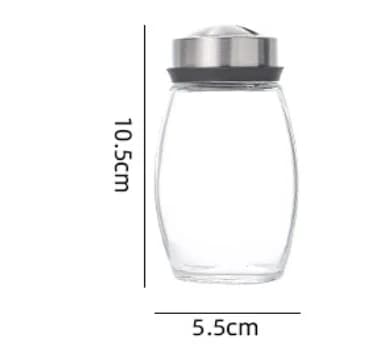 NEW Single Bottle Glass Jar and Spice Jar Set Rack Glass Seasoning Sugar Pepper Bottles Salt Shakers Holder Kitchen Storage Rack