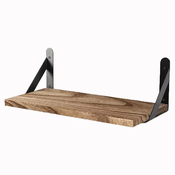 Wooden Wall Shelves Solid Wood Wall Hanging Floating Storage Shelf Bathroom Accessories Simple Design Shelves Supplies